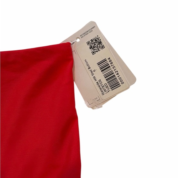 Lululemon Waterside High-Waist Bikini Bottom Red Size 6 | NWT - Picture 6 of 9